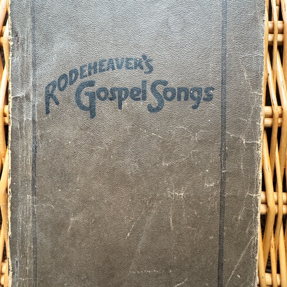 Vintage, Rodeheaver’s Gospel Songs hymnal, 1922